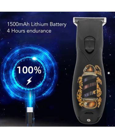 Low Noise Electric Hair Clipper with 3 Guide Combs Hair Beard Trimmer with Cleansing Brush Cordless Hair Shaver for Home Hair Salon Perfect Styling - Buy Online on GoSupps.com