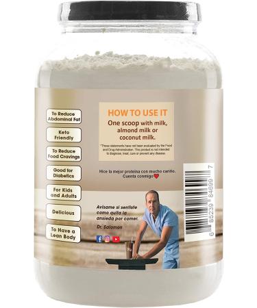 NI UNA DIETA MAS Protein Powder for Kids and Adults - Vanilla Flavor, Reduces Abdominal Fat & Stops Food Cravings - Buy Online on GoSupps.com
