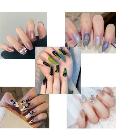 ILamourCar 720Pcs False Nail Stickers and Glue Set - 30 Sheets Double-Sided Tabs for Fake Nails Tips - Buy Online on GoSupps.com