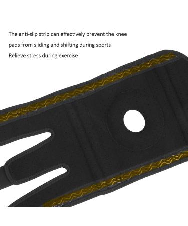 Breathable Adjustable Knee Brace for Outdoor Climbing Running & Sports - 4 Spring Bars Support - Buy Online on GoSupps.com