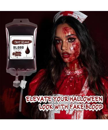  Generisch Liquid face paint - 170 ml - Waterproof bag for Halloween - Red and blue makeup for women and men - Spooky party supplies - Buy Online on GoSupps.com