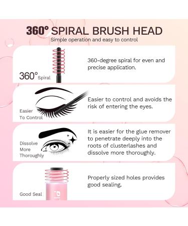 Lash Remover for Extensions | 5ml DIY Eyelash Glue Remover | Non-Irritating Soothing Oil Texture | PITHER - Buy Online on GoSupps.com