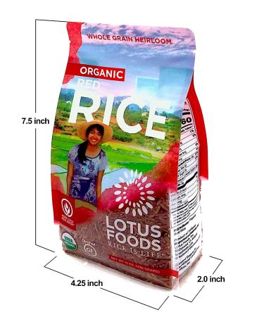 Lotus Foods Organic Red Rice - Gourmet 0.94 lb (Pack of 6) | Healthy & Nutritious - Buy Online on GoSupps.com