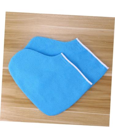 minkissy Gloves Wax Sock Wax Mittens Feet Hand Care Glove Hand Wax Foot Work medium Blue - Buy Online on GoSupps.com