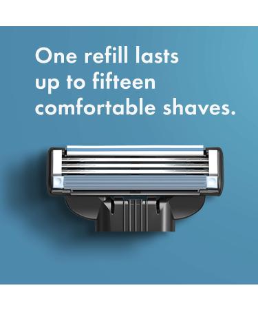 Gillette Men's Razor Blade Refills 13 Mach3 Cartridges + 2 Mach3 Turbo Cartridges Blue Total Pack of 15 - Buy Online on GoSupps.com