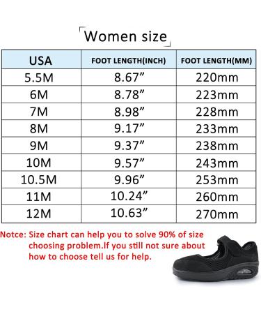 Womens Mesh Nurse Shoes - Non-Slip Adjustable Mary Janes Sneaker for Arthritis & Plantar Fasciitis - Lightweight Orthotic Wedges for Fitness - Black - Buy Online on GoSupps.com
