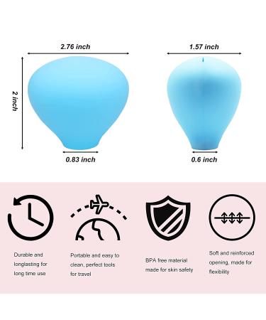 Silicone Makeup Brush Covers - 3 Pack Reusable Brush Organizers for Travel - Dustproof Brush Protectors in Pink, Blue, Green - Buy Online on GoSupps.com