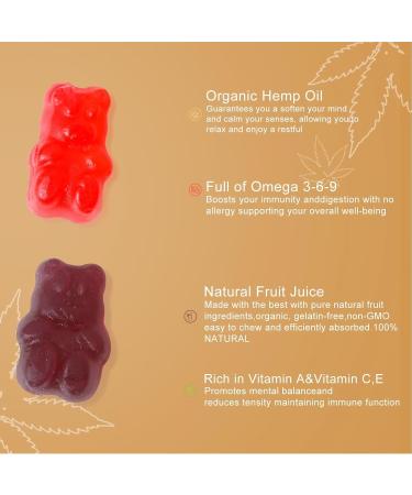 Hemp Gummies Natural High Potency Hemp Oil Infused Gummies Ensure The Peace of Body Assorted Fruit Flavors America's Favorite Hemp Gummy Brand! Natural Fruits - Buy Online on GoSupps.com
