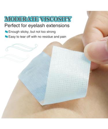 Lash Tape for Eyelash Extensions - Silicone Gel Pain-Free Removal Sensitive Skin - Breathable Micro-Porous Tape (2 Rolls 1in x 4yd Blue - Buy Online on GoSupps.com