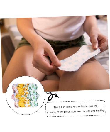 Hemoton 4Pcs Bamboo Charcoal Pad - Reusable Menstrual Cloth Pads for Women - Buy Online on GoSupps.com