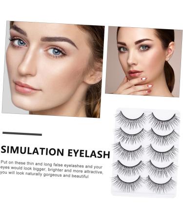 Beavorty 10 Pairs eyelashes natural eye lashes fluffy eyeslash long extension eyeslash halloween makeup supplies faux lashes christmas eye lashes fiber Glitter powder 3d slender - Buy Online on GoSupps.com