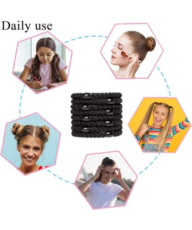 GYGYL 8Pcs Mixed Color Hair Ties for Women Girls - No Damage Ponytail Holders (Style 14) - Buy Online on GoSupps.com