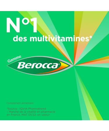 Berocca Blackcurrant Energy - Multivitamins and Minerals - Vitamin C B3 B5 B1 B12 Magnesium and Zinc - Dietary Supplement - Helps Reduce Fatigue - 45 Effervescent Tablets - Buy Online on GoSupps.com