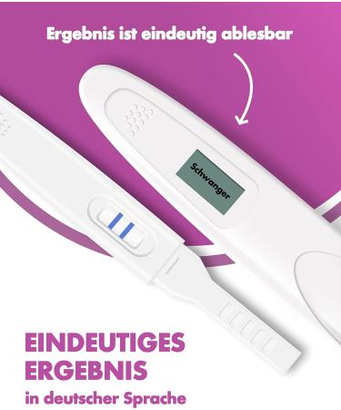 One+Step Early Pregnancy Test - Digital Quality Fast Results | Accurate 25 miu/ml Detection - Buy Online on GoSupps.com