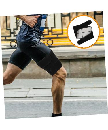 Thigh Leggings Knee Brace | Adjustable Thigh Wrap for Fitness Basketball & Groin Support - Buy Online on GoSupps.com