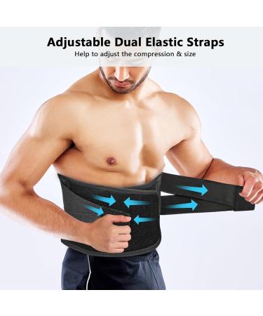 Back Support Belt for Men & Women - Lightweight Breathable Lumbar Brace for Pain Relief Sciatica & Herniated Disc - One Size Fits All - Buy Online on GoSupps.com