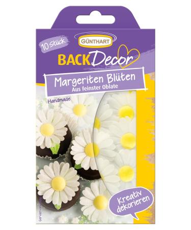 G nthart Backdecor |Marlites flowers made of the finest wafer |Suitable for cakes or cupcakes |100% vegan |Gluten -free |Lactose -free