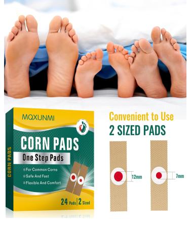 Max Strength Corn Remover Plaster - 24 Pads for Toes & Feet | Large & Small Sizes | Effective Corn Removal - Buy Online on GoSupps.com