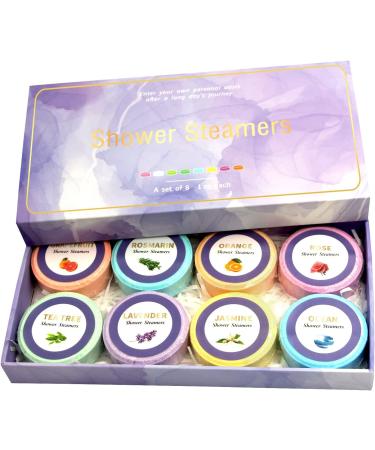 ZTOONE Shower Steamers Aromatherapy Gift Set for Relaxation - 8pc Bath Bombs, Perfect for Valentines, Birthday, Mothers Day, Christmas Gifts for Women - Buy Online on GoSupps.com