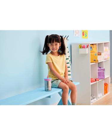 Contigo Leighton 12oz Kids Water Bottle | Stainless Steel, Spill-Proof Lid | Keeps Drinks Cold up to 13 Hours | Raspberry/Azalea - Buy Online on GoSupps.com