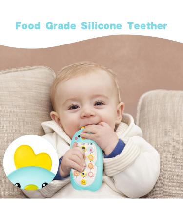 Buy Aolso Baby Phone Musical Toy - Electronic Language Learning Smartphone for Babies & Kids (Chick-Blue) | Perfect Gift for Boys & Girls - Buy Online on GoSupps.com
