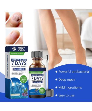 3 x nail care for toenails 90 ml nail hardener treatment nail care protection & strengthening of brittle nails care product for thick toenails treatment for - Buy Online on GoSupps.com