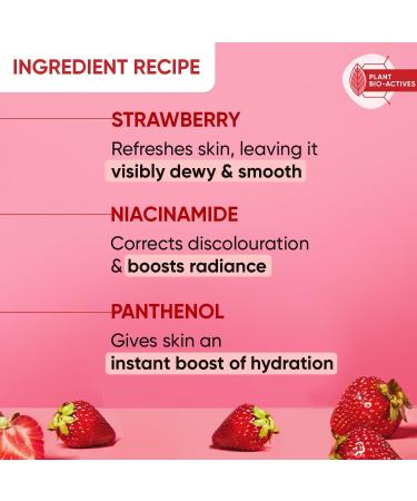 MENT Strawberry Dew Strobe Cream - Radiance Moisturizer & Highlighter for Instant Glow | Hydrating Skin Cream for Women & Men | 30ml - Buy Online on GoSupps.com