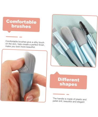 minkissy 3 Sets Travel Makeup Girls Eyeshadow Brush Mini Brush Supple Makeup Professional Makeup Brush Women Makeup Supplies Face Beauty Tools Cosmetic Pu Makeup Brush Sets Miss - Buy Online on GoSupps.com
