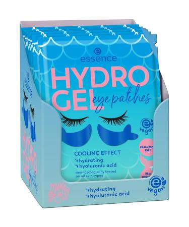 Essence Hydro Gel Eye Patches No. 03 | Vegan & Oil-Free | Moisturizing Nourishing & Cooling | 25 Pairs for Eye Care - Buy Online on GoSupps.com