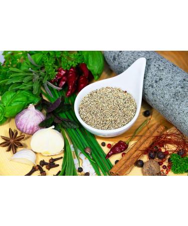 White Pepper 1-2mm Finely Chopped Steak Pepper Reduces Germs Premium Quality from Indonesia Polyethylene Bucket 1500g (1.5kg) - Buy Online on GoSupps.com