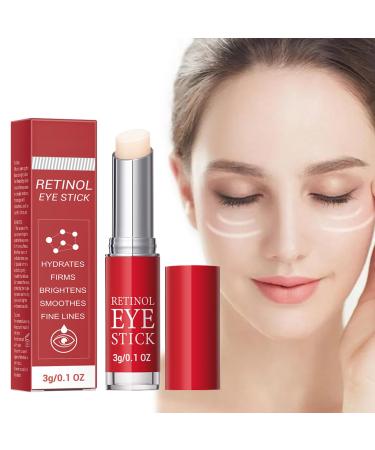 Retinol Eye Stick Retinol Eye Cream Eye Balm Stick Eye Cream for Puffiness Retinol Eye Cream for Dark Circles Eye Brightener Stick for Dark Circles Smoothens Wrinkle Eye Cream