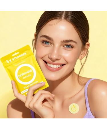 huangirl Dopamine Patches | 90 Pack (3PCS) | Vegan Plant-Based Formula - for Men & Women 3 PCS - Buy Online on GoSupps.com