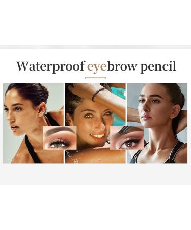 Buy Waterproof Microblading Eyebrow Pen - 4 Tip Soft Brown Pencil for Natural Looking Eyebrows Smudge-Proof & Long Lasting | International Shipping Available - Buy Online on GoSupps.com