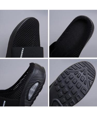 QSXWDCEF Diabetic Women's Sandals for Swollen Feet - Orthopedic Wide Shoes for Elderly with Edema and Arthritis (Black, 40 EU) - Buy Online on GoSupps.com