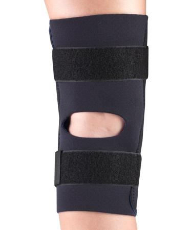 OTC Knee Stabilizer Wrap | Hinged Bars | Neoprene | Black | Large | International Shipping - Buy Online on GoSupps.com