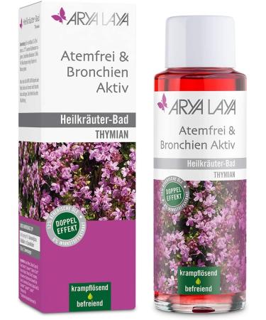 Arya Laya Herbal Bathroom Breath-Free & Bronchi Active 200ml - Vegan Thyme Extract for Cough Relief & Flu Care | Wellness & Home Remedy - Buy Online on GoSupps.com