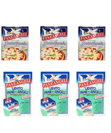 Paneangeli Yeast Lot of 3 discs Degli Angeli Yeast – 10 pieces + 3 yeasts PaneAngeli MastroFornaio, 3 x 7 g.