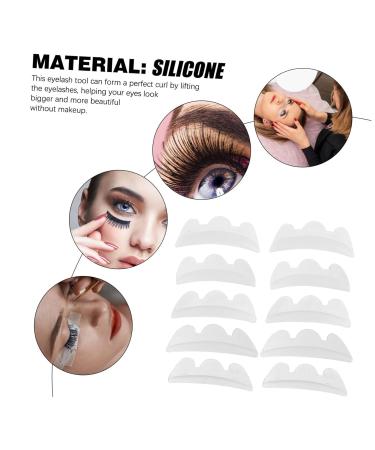 KALLORY 10 Pairs Eyelash Spacer Silicone Tools - Perfect for Lash Lift & Perming | High-Quality Eyelash Pads & Rods 4.3x1.3cm - International Shipping Available - Buy Online on GoSupps.com