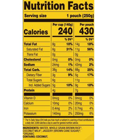 Tasty Bite Organic Coconut Rice - Ready to Eat, Microwaveable (8.8 oz, Pack of 6) - Buy Online on GoSupps.com
