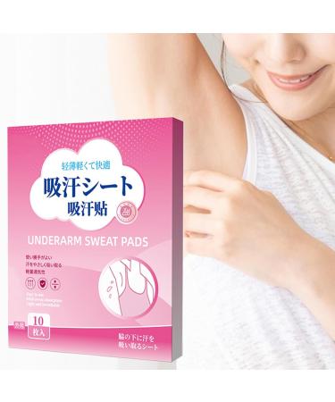  Duroecsain Underarm pads | 10 self-adhesive underarm sweat strips | Thin stickers and protective clothing stickers control odor for women and men - Buy Online on GoSupps.com