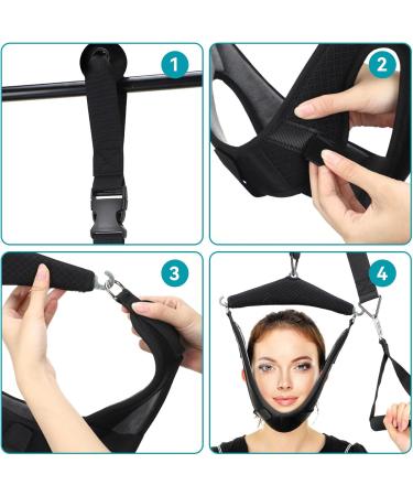 Cervical Neck Traction Device - Professional Over-The-Door Stretcher for Neck Pain Relief Arthritis & Herniated Disc Care - Buy Online on GoSupps.com