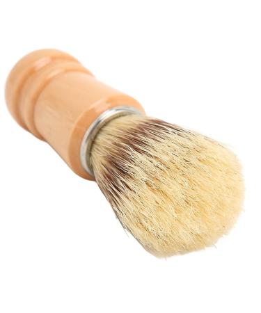 Beard Shaving Brush - Quick-Drying Easy-Clean Wooden Handle Tool for Facial Care | Lightweight Skin-Friendly Soft Hair Brush for Residue Removal - Buy Online on GoSupps.com