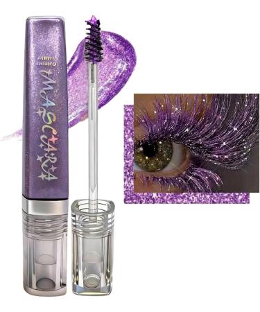 Glittery Sparkling Mascara | 5g Anti-Smear Balm - Waterproof Volumizing Mascara | For Sensitive Eyes Women Mothers Girlfriends Evening Wear Weddings - Buy Online on GoSupps.com