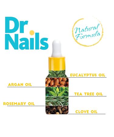 Belle Azul Dr. Nails Anti-Fungal Treatment - 10 ml Nail Polish with Organic Argan & Tea Tree Oil - Strengthen & Protect Your Nails - Made in Spain - Buy Online on GoSupps.com