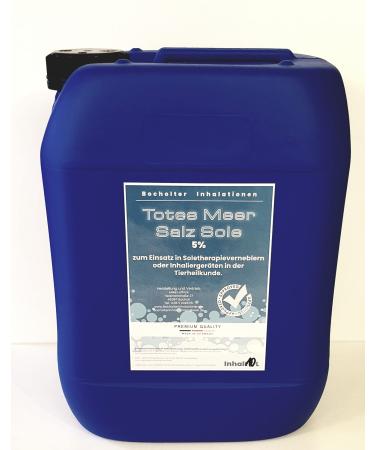 Generic 10 liters Dead Sea Salt Brine 5% from the Dead Sea Bocholter Inhalations