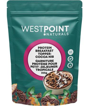 Westpoint Naturals Protein Breakfast Topper - Cocoa Nib 355g - Buy Online on GoSupps.com