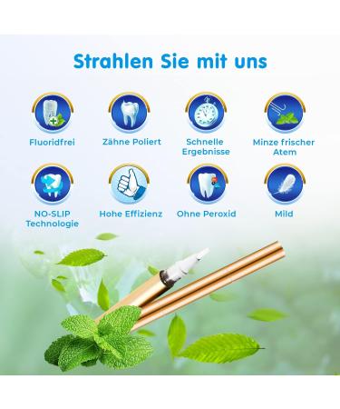 Tooth Whitening Gold Refill Gel - Premium Tooth Bleaching Gel for Home Use | 3x2ml Whitening Gel for All Kits | Achieve Bright White Teeth - Buy Online on GoSupps.com