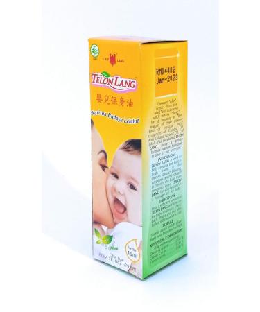 Cap Lang Eagle Brand Telon Oil 15ml - Pack of 4 | Soothing Baby Massage Oil - Buy Online on GoSupps.com