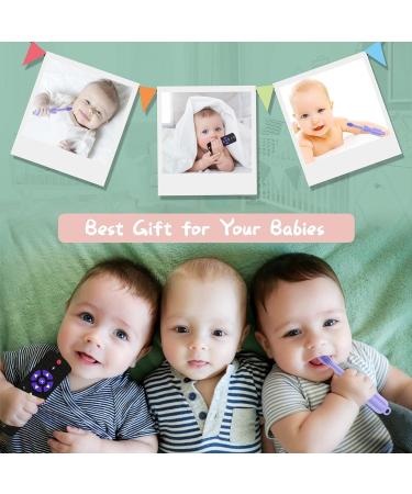 2-Pack Remote Control Shape Teether Toy Set for Babies 6-18 Months - BPA Free Chew Toys for Boys and Girls - Buy Online on GoSupps.com