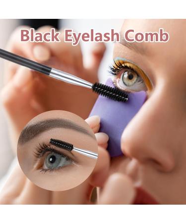4 Pcs Eyebrow Brush & Comb Set - Professional Eyelash Separator Tool & Spoolies for Perfect Eye Makeup - Remove Clumps & Create Flawless Brows - Buy Online on GoSupps.com